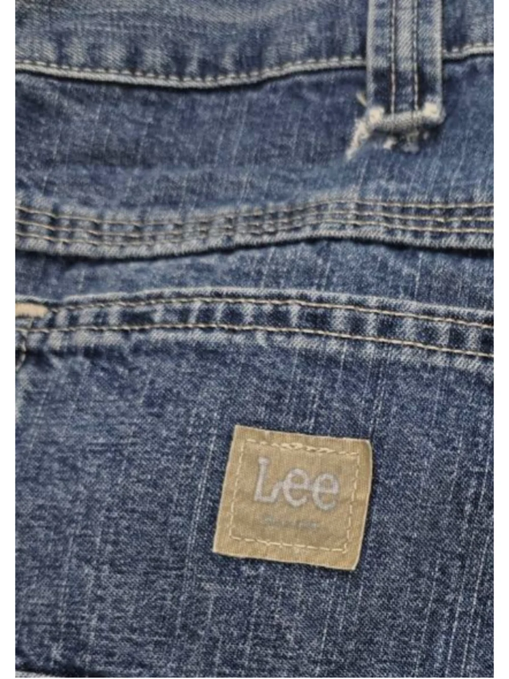 Lee Carpenter Jeans Mens 36x30 Blue Denim Loose Fit Workwear Utility Cotton